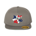BX Wave Quisqueya Light Gray Snapback Front