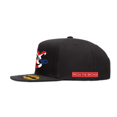 BX Wave Quisqueya Black Snapback Side