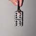 "Papa" Crystal Domino Bag Charm & Keychain Tile Combination 6:6