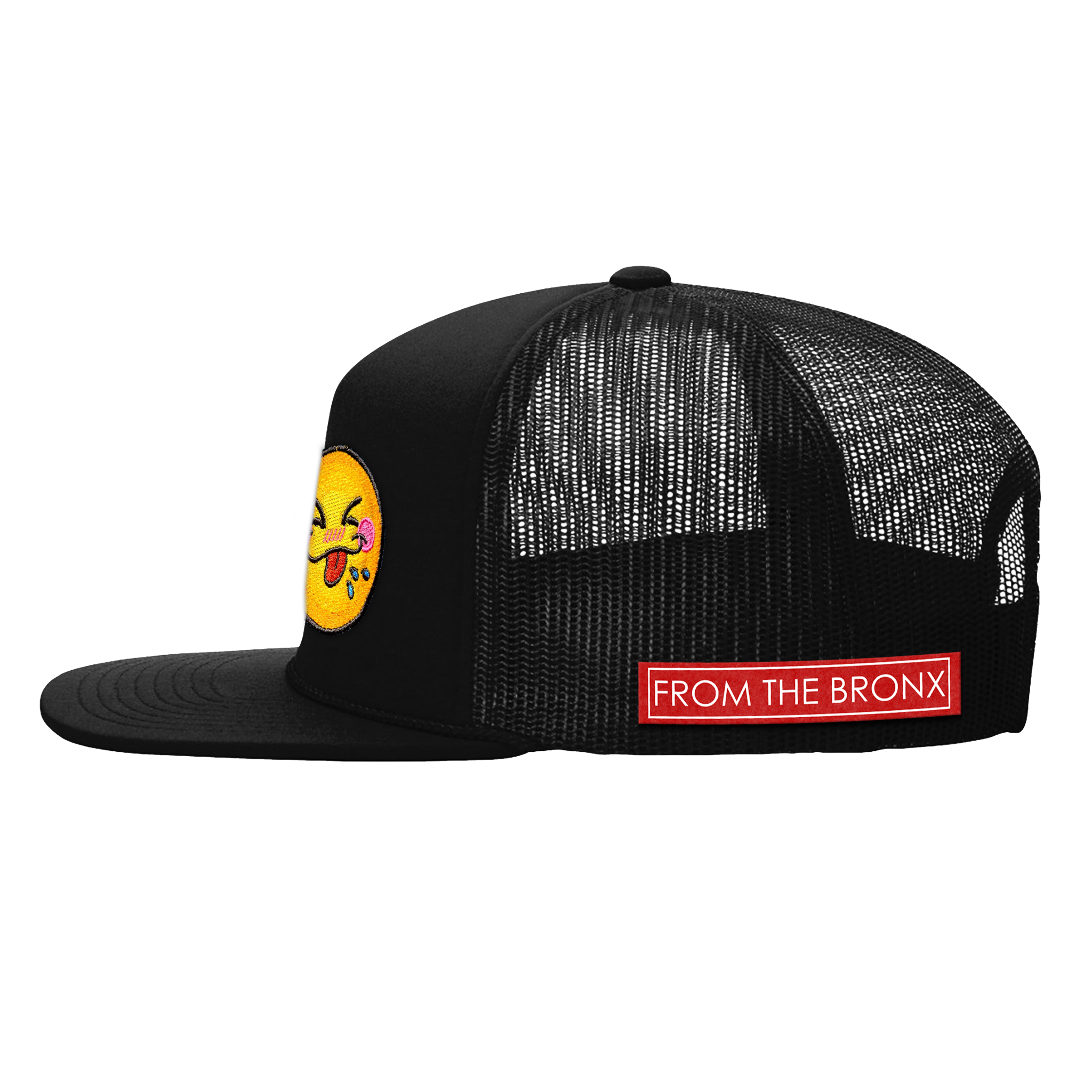 Bronx Cheer Trucker Hat Black Side