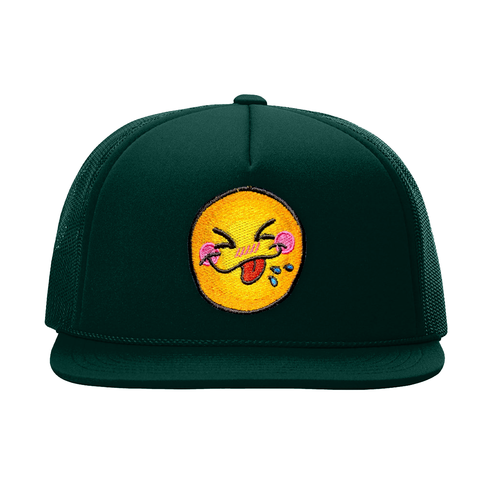 Bronx Cheer Trucker Hat Spruce Green Front