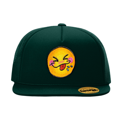Bronx Cheer Spruce Green Trucker Hat Front