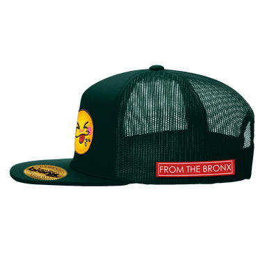 Bronx Cheer Spruce Green Trucker Hat Side
