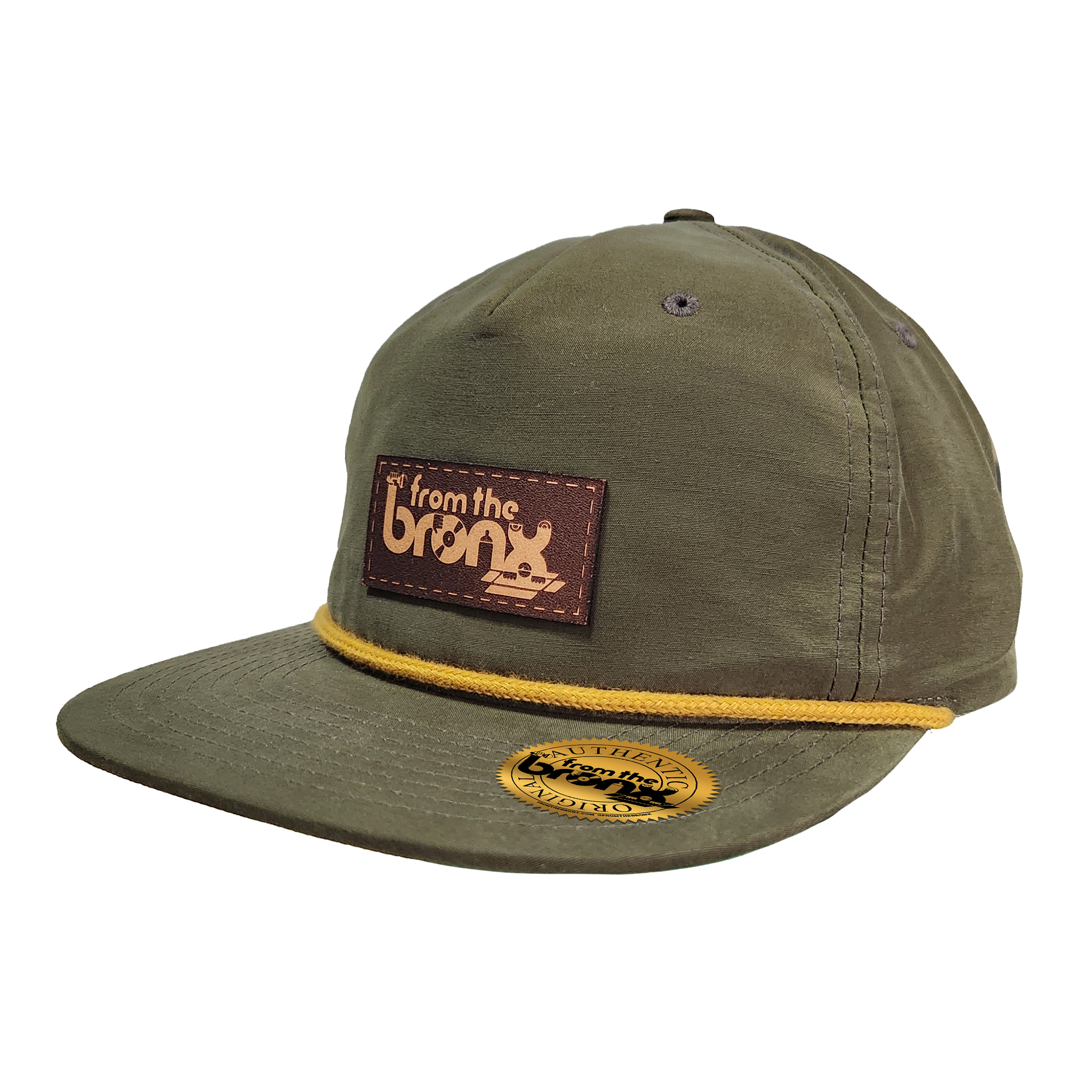 From The Bronx Army Green Granddad Hat Side