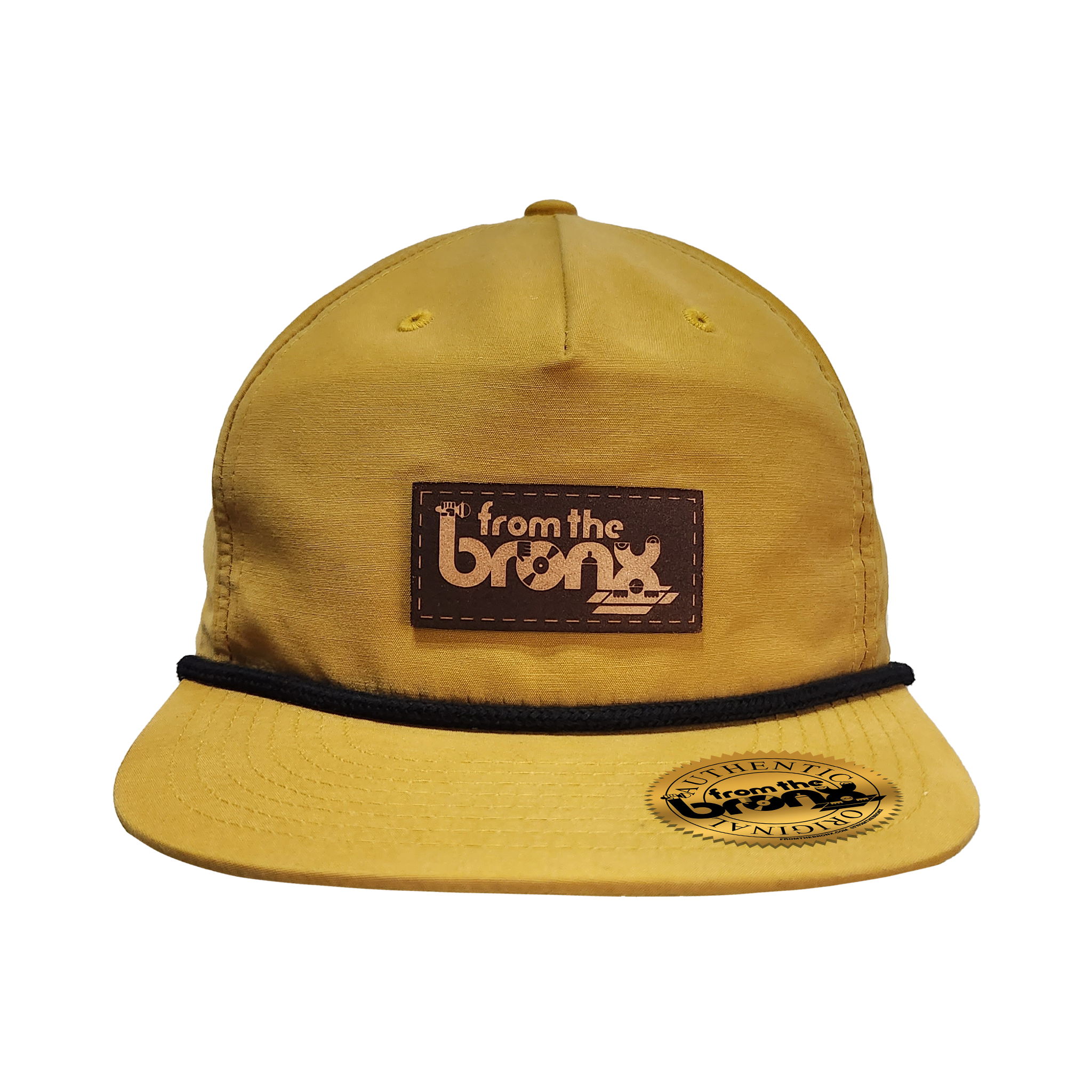From The Bronx Mustard Yellow Granddad Hat Front