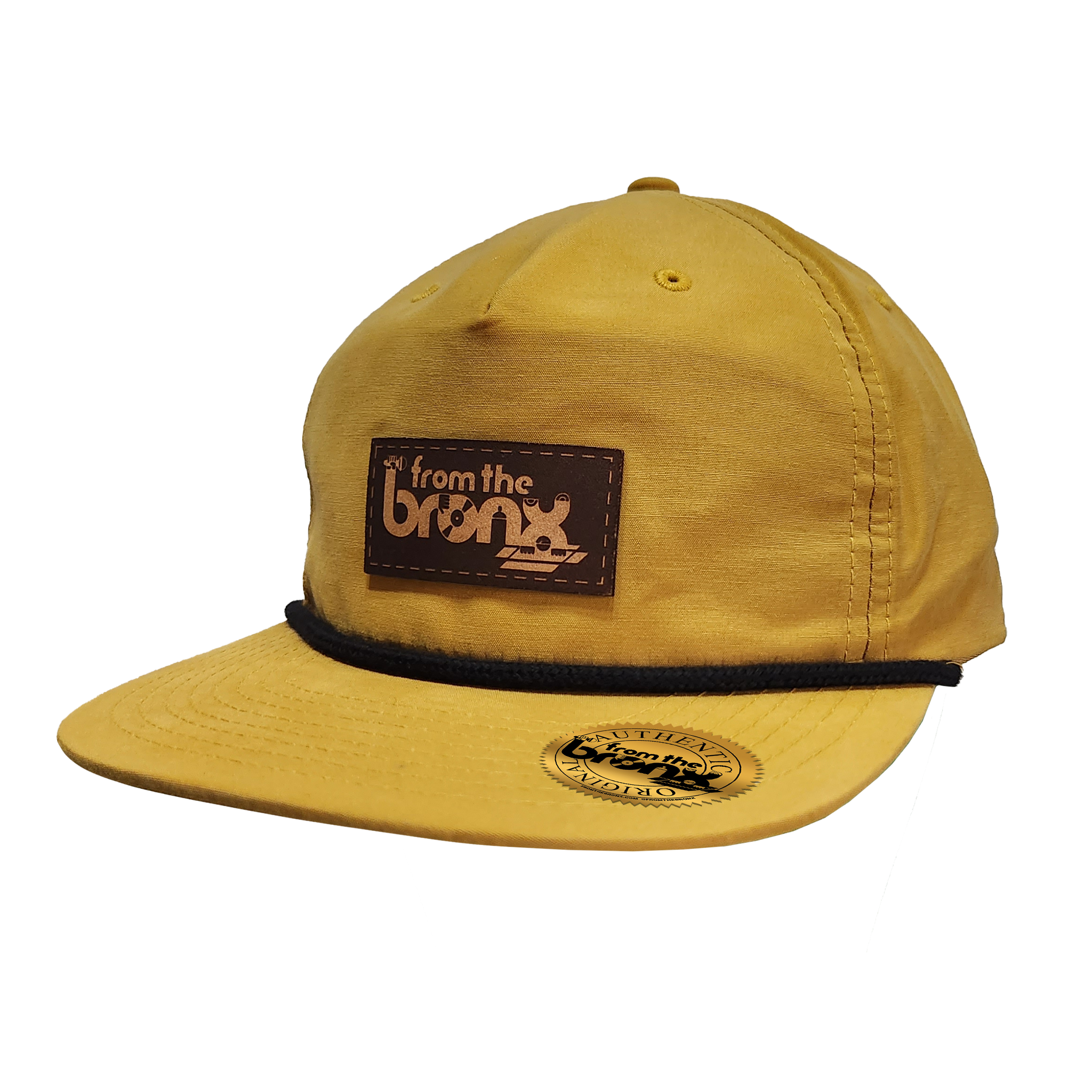 From The Bronx Mustard Yellow Granddad Hat Side
