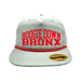 Boogie Down Bronx Seafoam Green Granddad Hat (Red Logo) Front