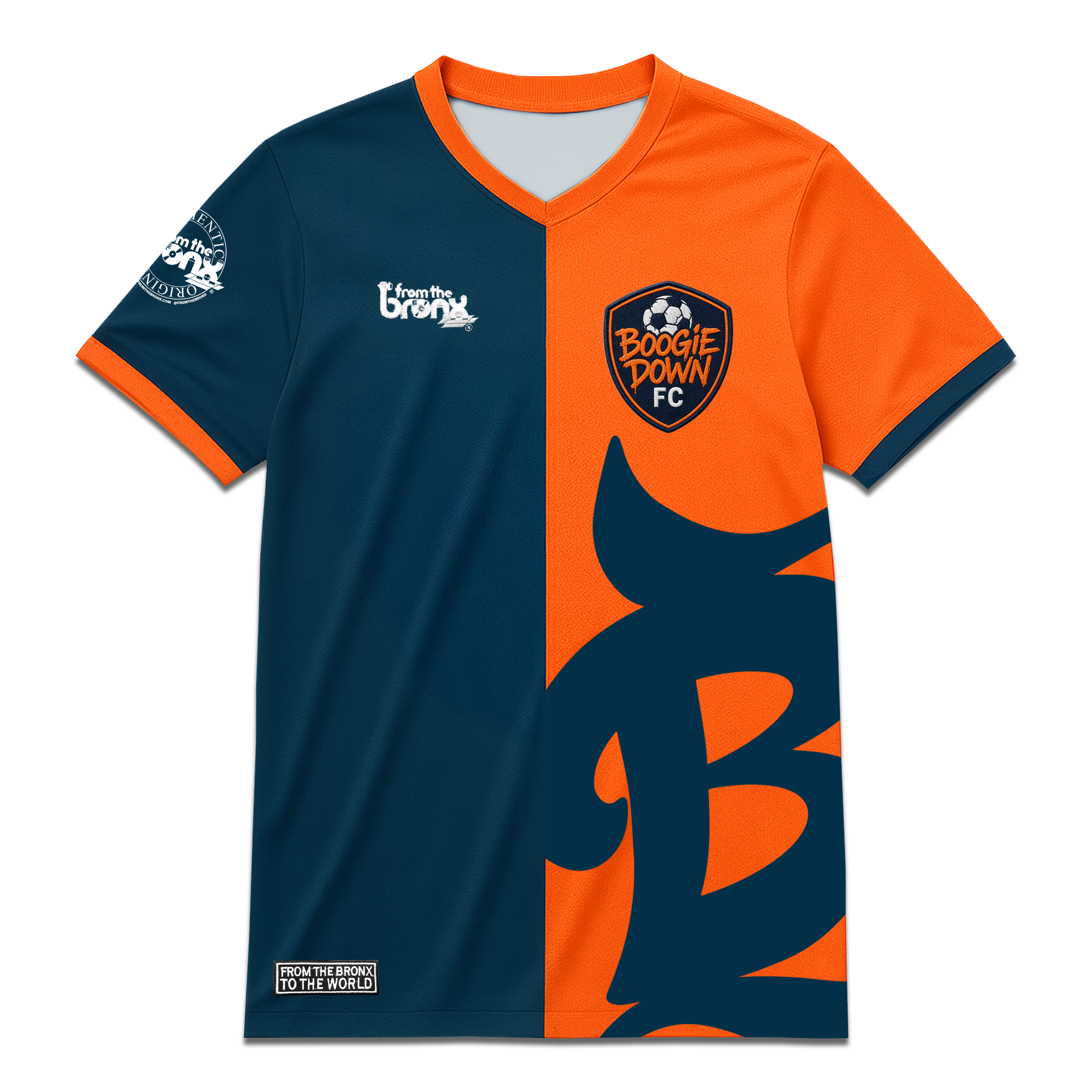 From The Bronx Boogie Down FC Home Jersey Front