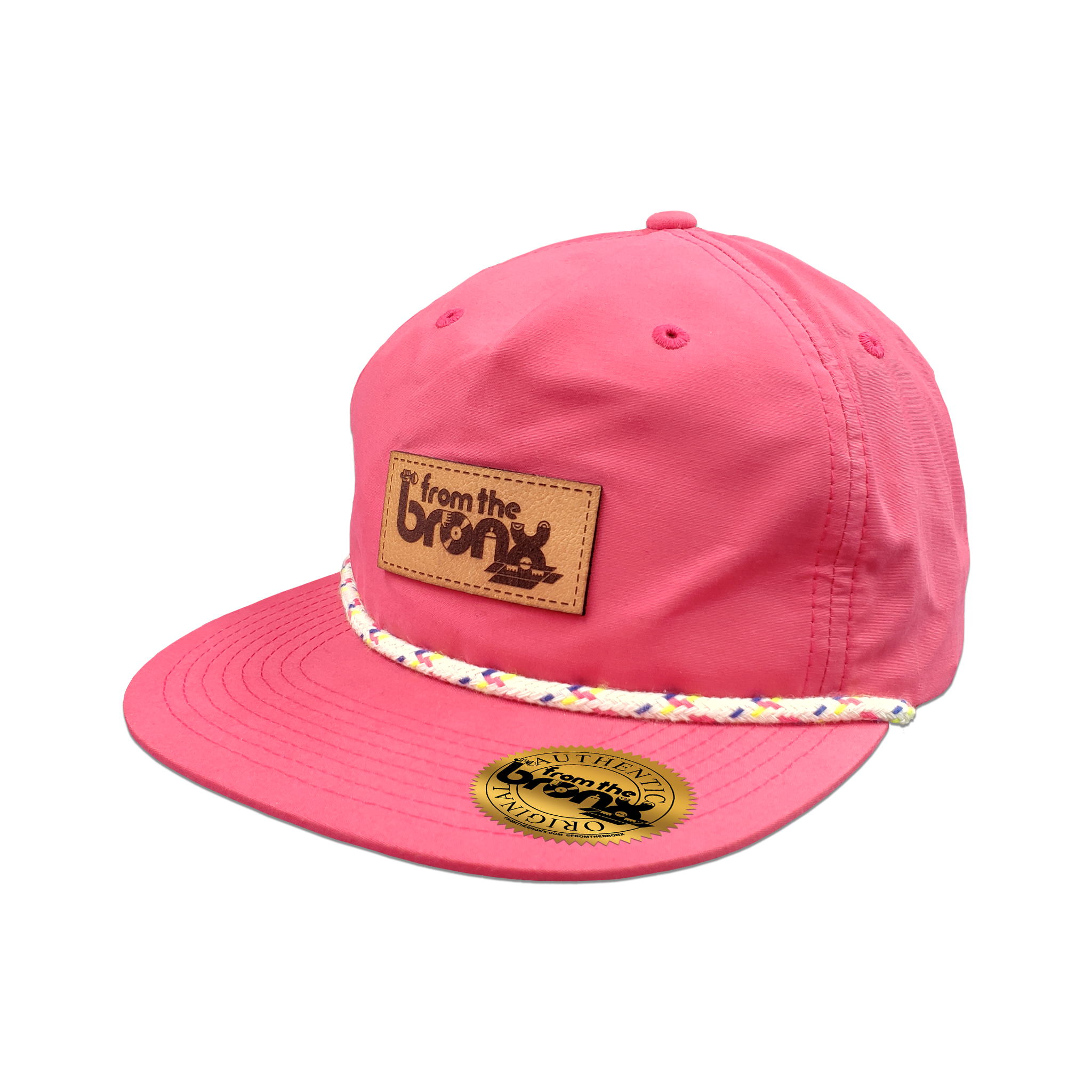 From The Bronx Pink Granddad Hat Side