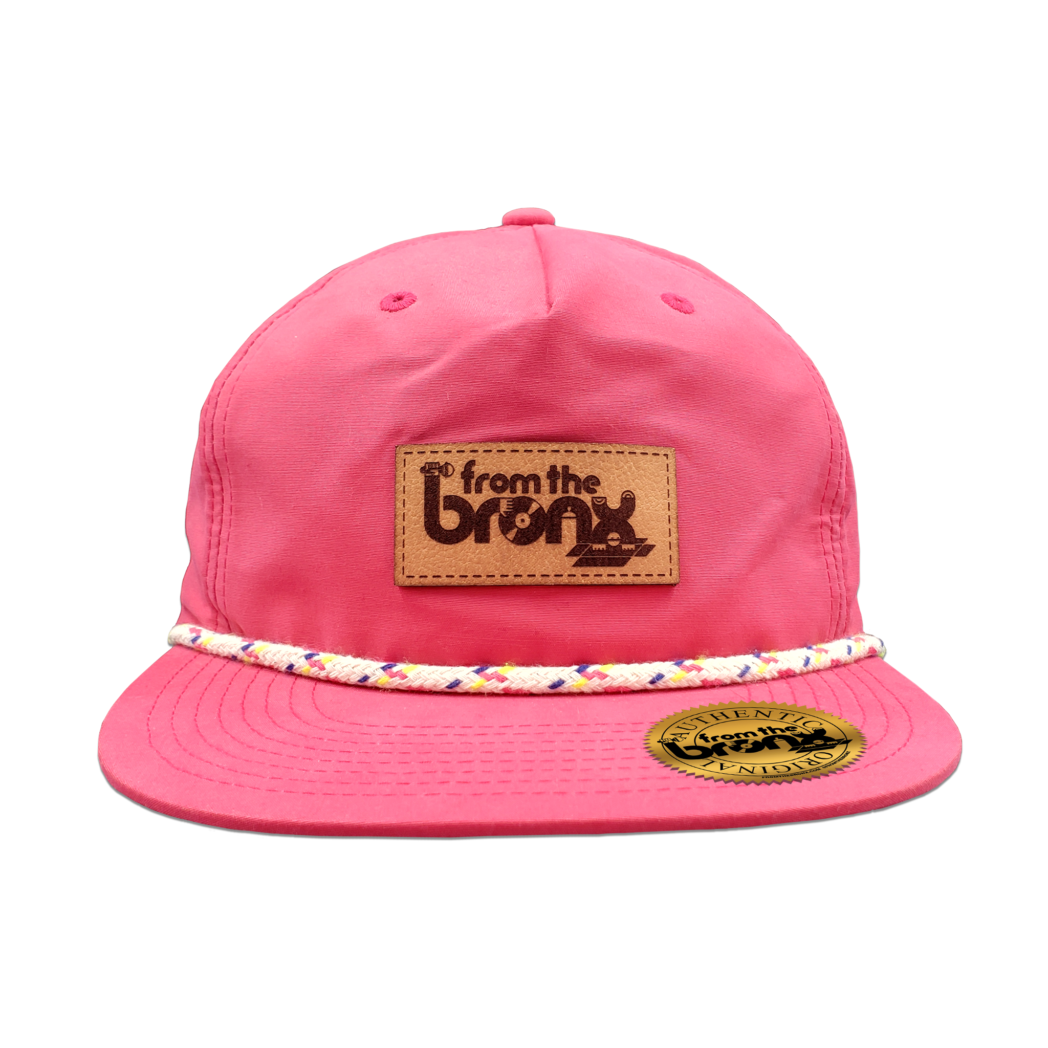 From The Bronx Pink Granddad Hat Front