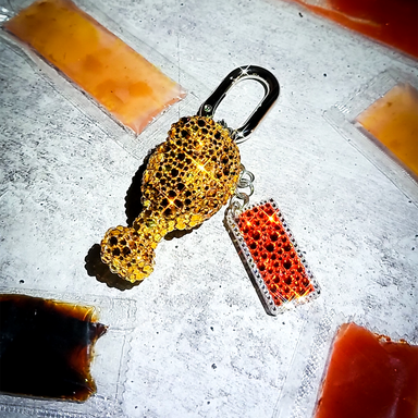 Drumz + Hot Sauce Bag Charm