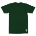 "Born" in The Bronx! Paint Splatter Forest Green T-Shirt (White Logo) Back
