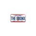 Bronx License Plate Hard Enamel Pin Front