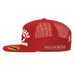 Bronx USA Lifeguard Red Trucker Hat Side