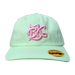BX Wave Pistachio Dad Hat (Cotton Candy Pink Logo) Front