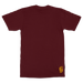 "Born" in The Bronx! Paint Splatter Maroon T-Shirt (Gold Logo) Back