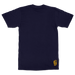 "Born" in The Bronx! Paint Splatter Navy T-Shirt (Gold Logo) Back