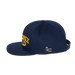 Bronx Dad Snapback Hat Navy Blue with Yellow Text Side