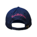 BX Wave Navy Dad Hat (Neon Pink Logo) Back
