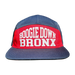 Boogie Down Bronx 7-Panel Hat Navy/Red Front
