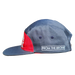 Boogie Down Bronx 7-Panel Hat Navy/Red Side