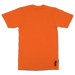 Bronx Collegiate Orange T-Shirt (Graphite Black Logo) Back
