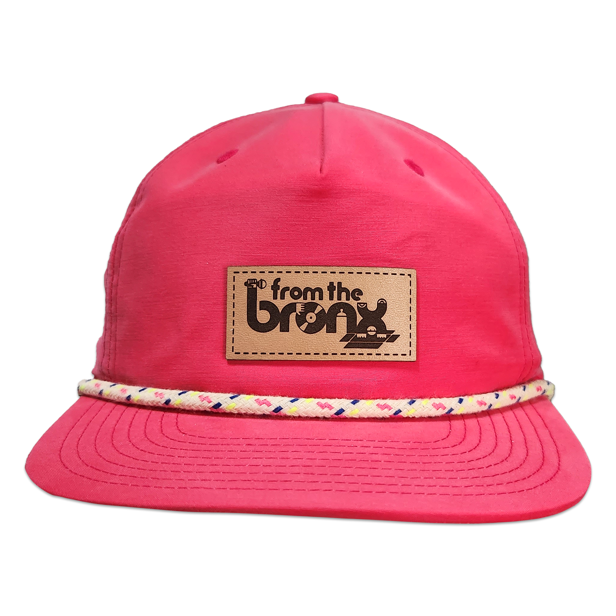 From The Bronx Granddad Hat Front in Hot Pink