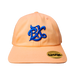 BX Wave Peach Dad Hat (Royal Blue Logo) Front