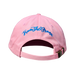 BX Wave Pink Dad Hat (Bright Blue Logo) Back