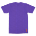 Bronx Collegiate Purple T-Shirt (Orange Logo) Back