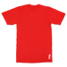 Bronx Collegiate Red T-Shirt (White Logo) Back