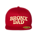 Bronx Dad Red Snapback (Beige Logo) Front