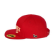 Bronx Dad Red Snapback (Beige Logo) Side