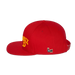 Bronx Dad Snapback Hat Red with Yellow Text Side
