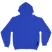 Bronx Collegiate Hoodie Blue with Black Graphite Design Back