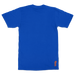 Bronx Collegiate Royal Blue T-Shirt (Orange Logo) Back