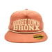 Boogie Down Bronx Salmon Granddad Hat (Khaki Logo) Front