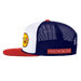 Bronx Cheer Youth Trucker Hat Red, White & Blue Side