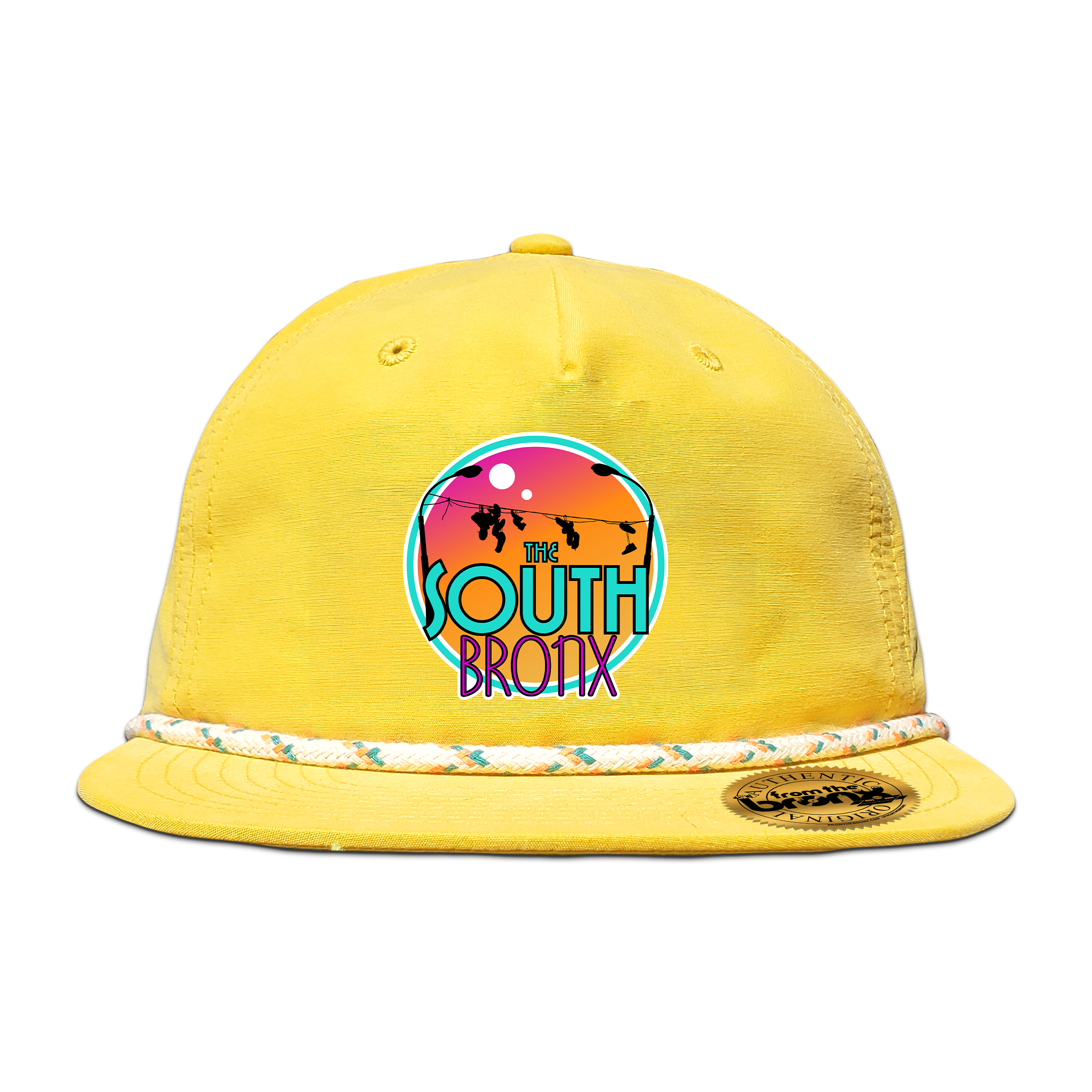 South Bronx Vacation Yellow Granddad Hat Front