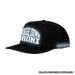 Boogie Down Bronx Reflective Surf Cap in Black Side with Simulated Reflection