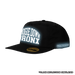 Boogie Down Bronx Reflective Black Surf Cap with Simulated Reflection Side