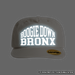 Boogie Down Bronx Reflective Bone White Surf Cap with Simulated Reflection Front