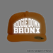 Boogie Down Bronx Reflective Safety Orange Surf Cap with Simulated Reflection Front