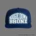 Boogie Down Bronx Reflective Surf Cap in Royal Blue Front with Simulated Reflection