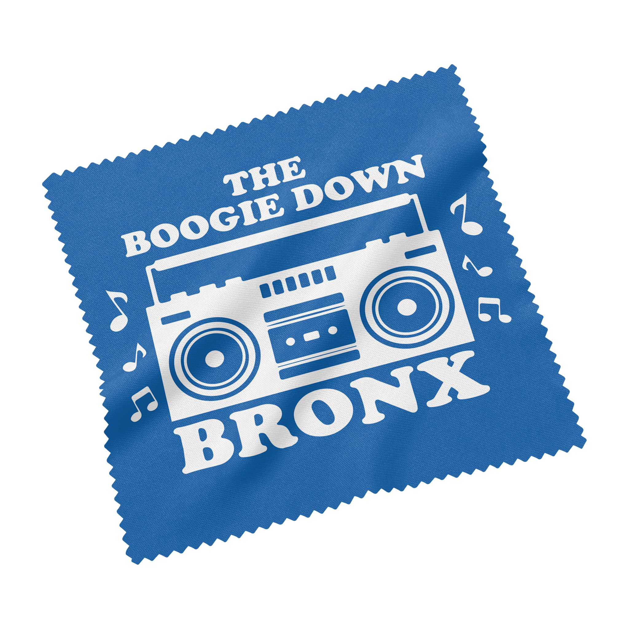 Boogie Down Bronx Microfiber Cloth Front