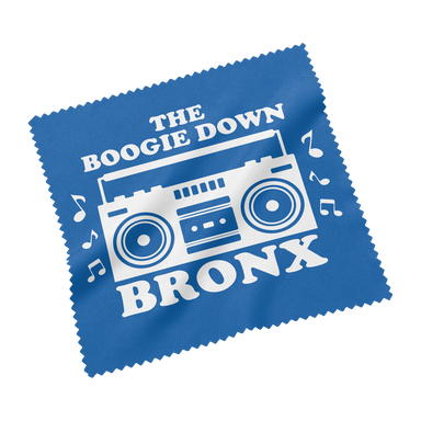 Boogie Down Bronx Microfiber Cloth Front