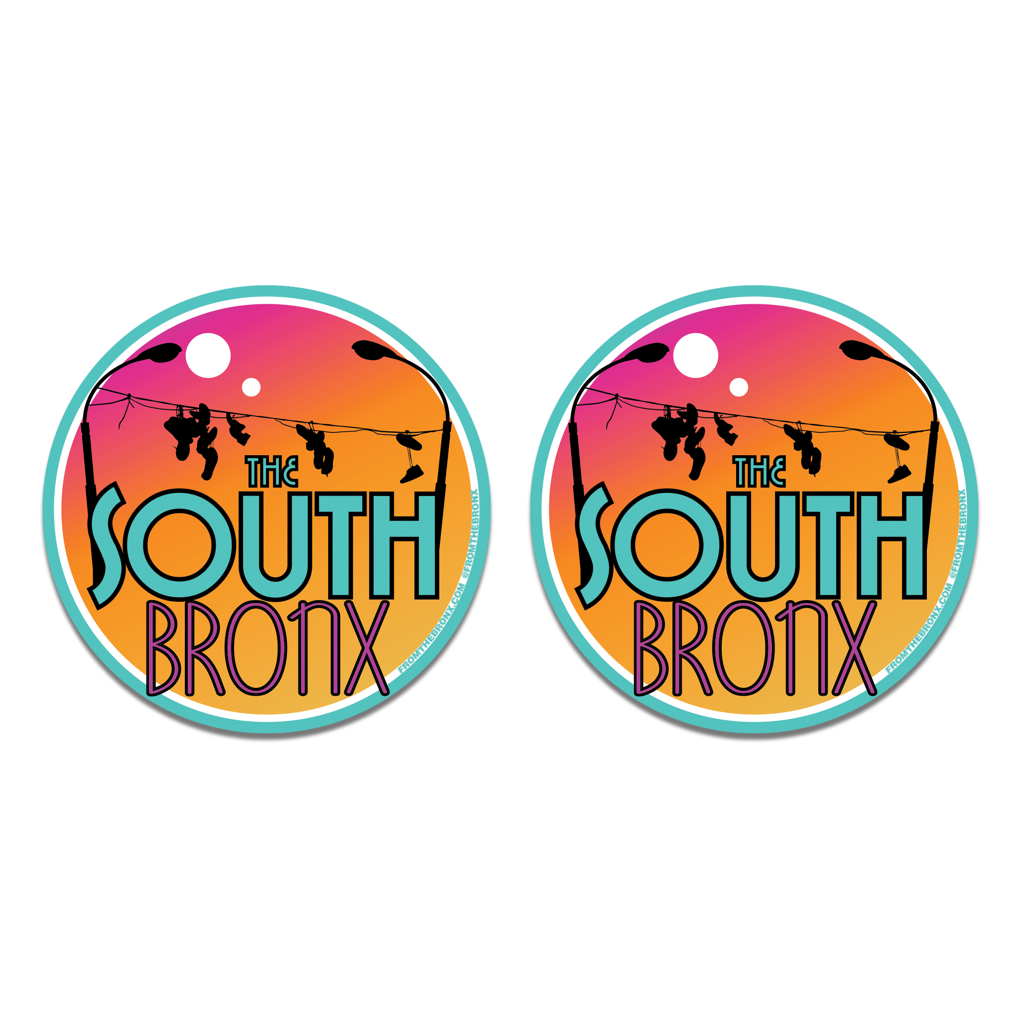 South Bronx Vacation Sticker 2-Pack