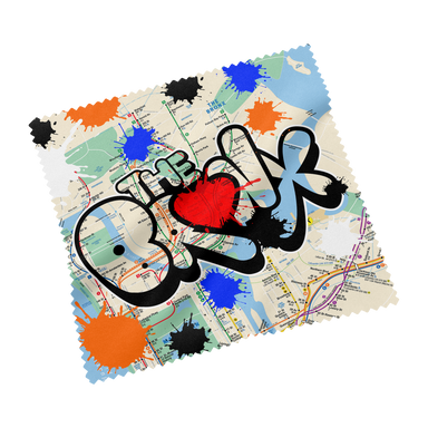 Bronx Transit Microfiber Cloth Front