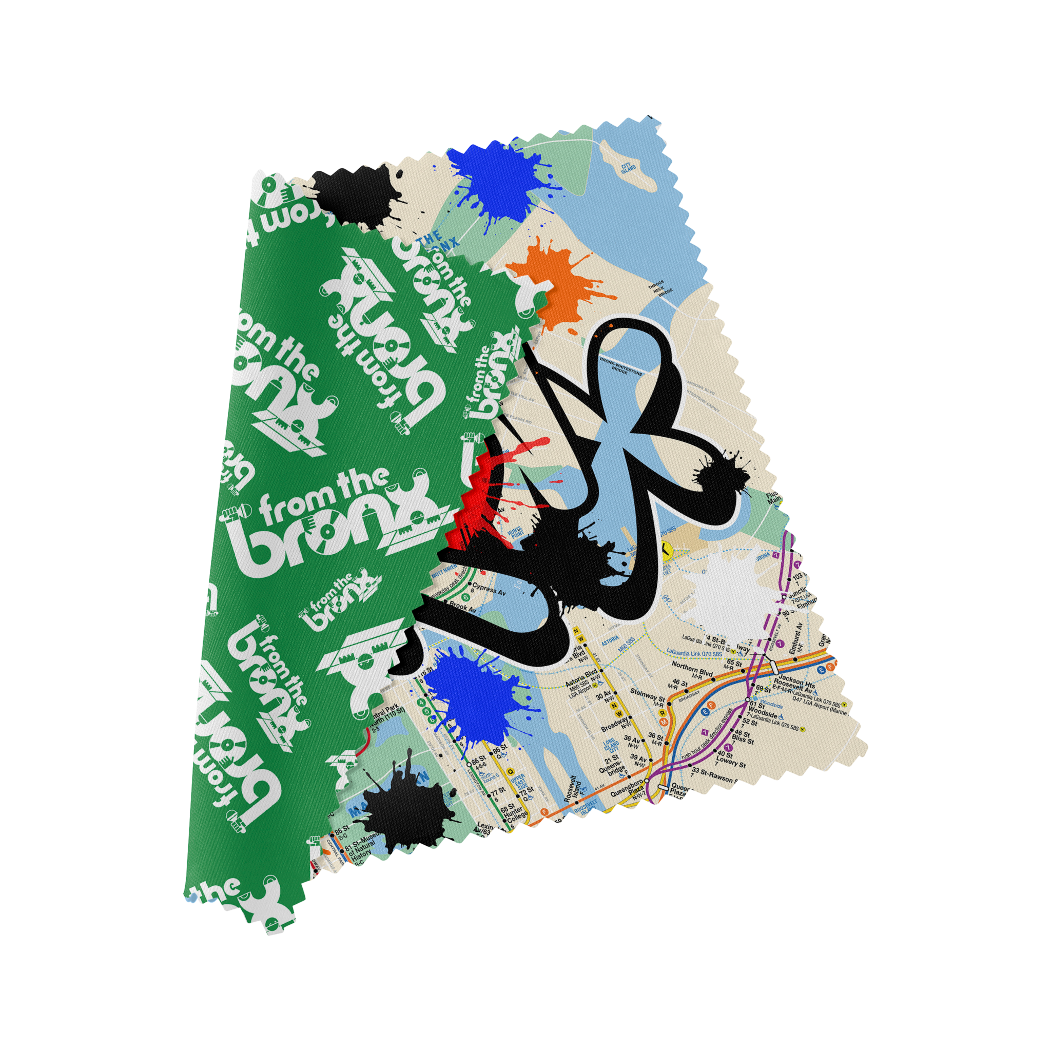 Bronx Transit Microfiber Cloth Back