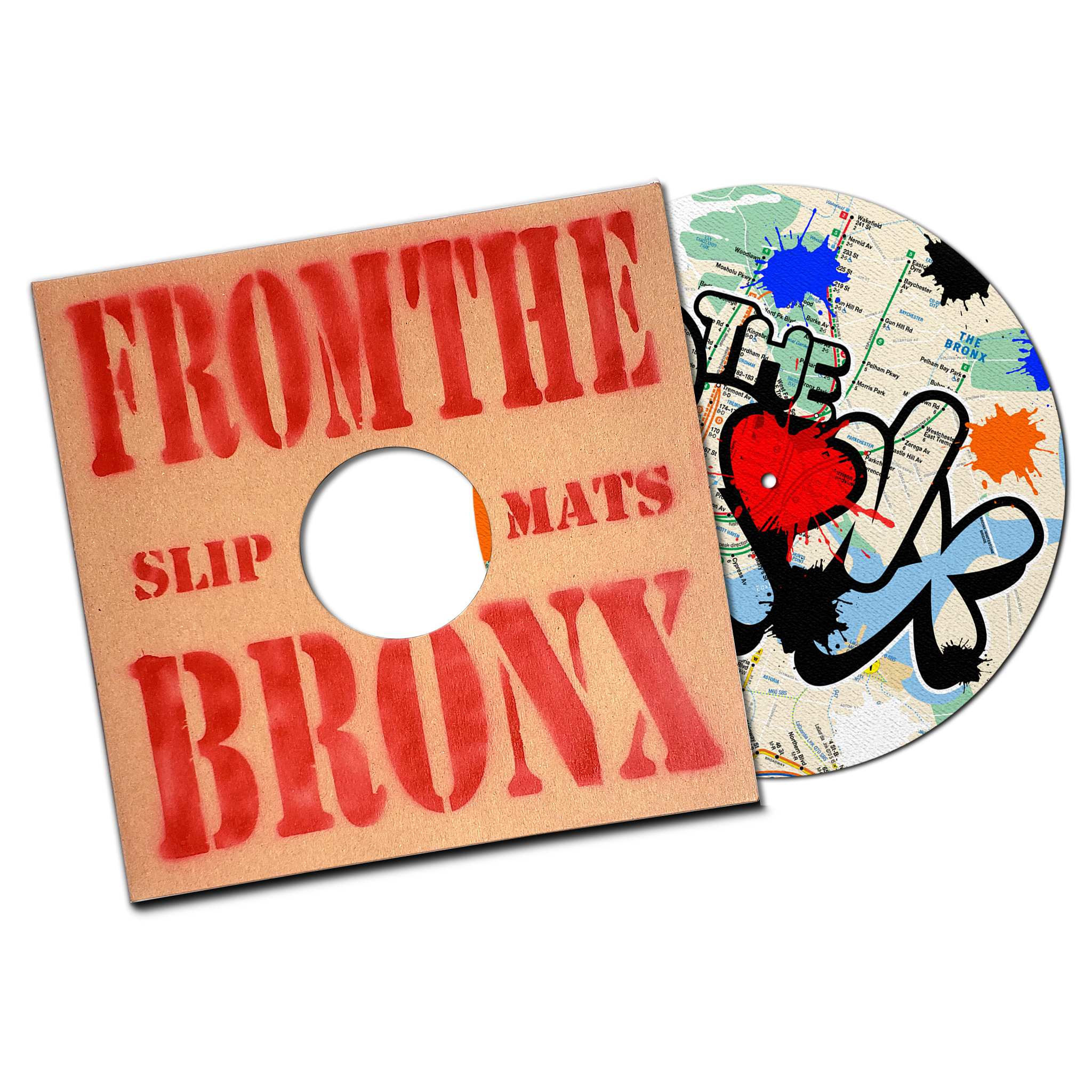 Bronx Transit Slip Mat with Record Jacket